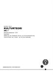 Kulturteori, del 1 ES25